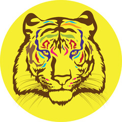 head of tiger