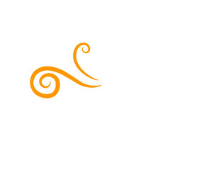 Fototapeta premium Swirl Element Doodle Vector