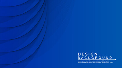 Colorful geometric background. Blue elements with fluid gradient. Vector illustration
