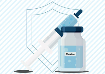 illustration of a bottle with a liquid