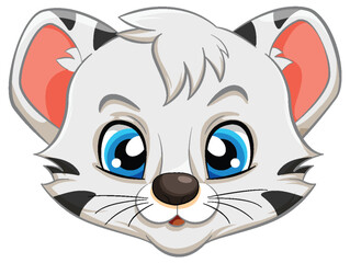 Cute Tiger Cartoon Character