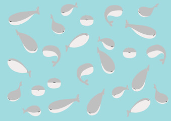 サカバンバスピスの群れ