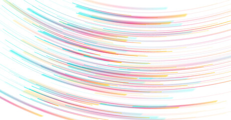 Colorful smooth wavy lines abstract technology futuristic background. Vector design