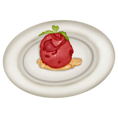 Ice cream dessert 