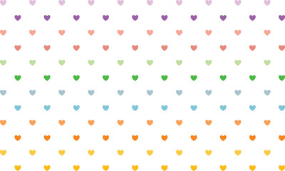 Heart geometric patterns for wallpaper wrapping, pattern filling, web background, texture. Vector Illustration.