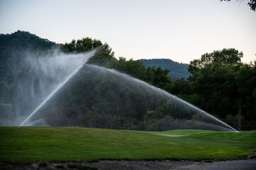 golf course irrigation sprinklers