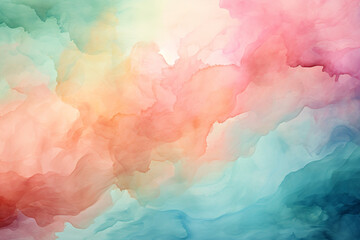 Fototapeta premium pastel color abstract watercolor background