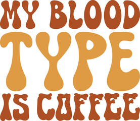 coffee retro svg design and eps file