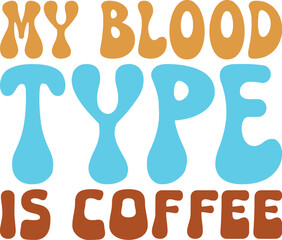 coffee retro svg design and eps file