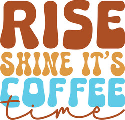 coffee retro svg design and eps file