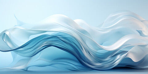 Fototapeta na wymiar Futuristic luxury white blue digital background, AI generative