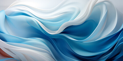 Futuristic luxury white blue digital background, AI generative