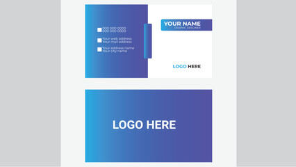 modern business card print templates.Vector illustration. Stationery design.creative modern name card and business card.