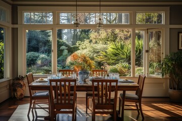 Dining Room Natural Light, Generative AI