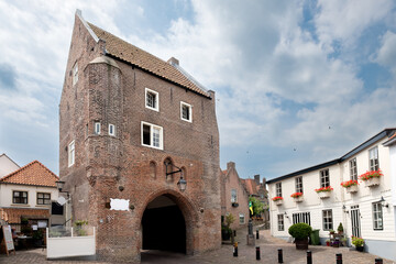 Gevangenpoort in Woudrichem, Noord-Brabant province, The Netherlands