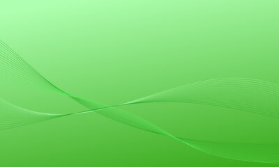 green curve wave lines soft gradient abstract background