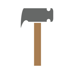 Hammer icon clipart design template isolated
