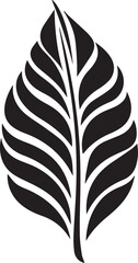 Fototapeta premium Violet leaf Violet leaf Black And White, Vector Template Set for Cutting and Printing
