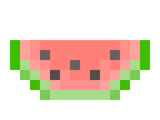 スイカのドット絵