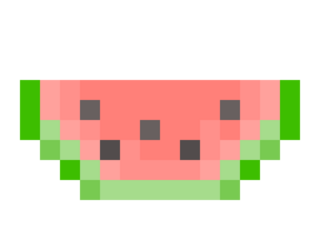 スイカのドット絵