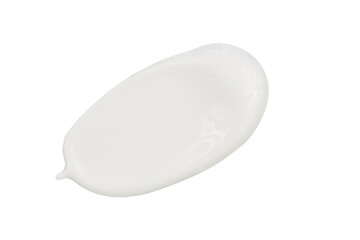 white cosmetic cream isolated element