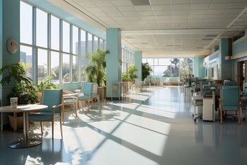 Modern Hospital Natural Light, Generative AI