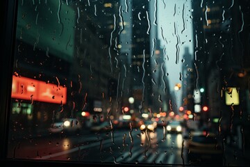 Raining City Natural Light, Generative AI