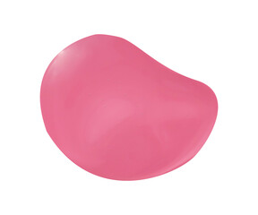 liquid pink bubble shape