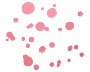 liquid gel bubble isolated