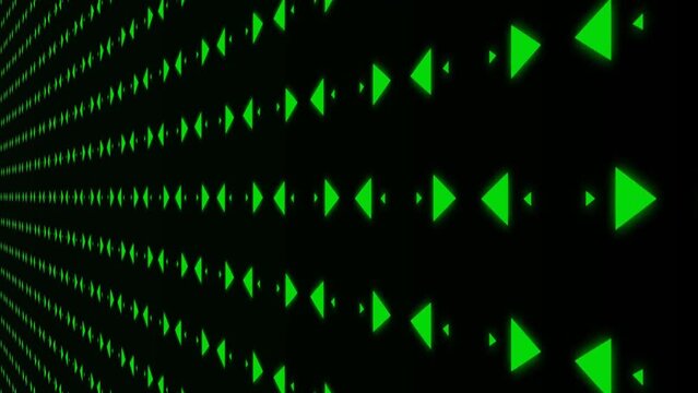 Green More and Less than or equal Background Stock Video Effects VJ Loop Abstract Animation HD 2K 4K