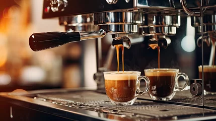 Foto op Plexiglas espresso coffee maker © Denis