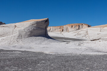 PUNA - Campo de Piedra Pomez, a bizarre but beautiful landscape in the Argentinian highlands with a field of pumice, volcanic rocks and dunes of sand