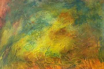 Obraz na płótnie Canvas Abstract colorful grunge painting surface texture background 
