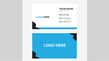 Business Card Layout with red and white colour.creative business card template.Creative and clean corporate business card template.double sided business card design template .