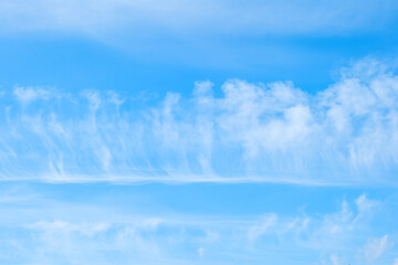 blue sky with clouds