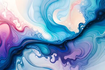 abstract blue background wallpaper generated by AI