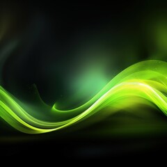 Naklejka premium Visualization of sound waves. Abstract futuristic background with colorful glowing neon moving high speed wave lines and bokeh lights. Data transfer concept. Fantastic wallpaper. Generative AI