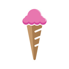 ice cream icon vector