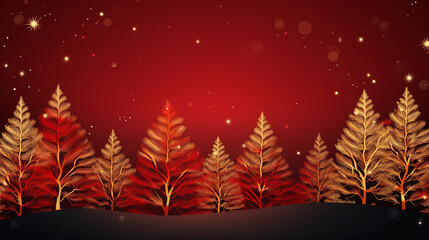 Christmas poster illustration. 