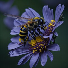 bee on flower