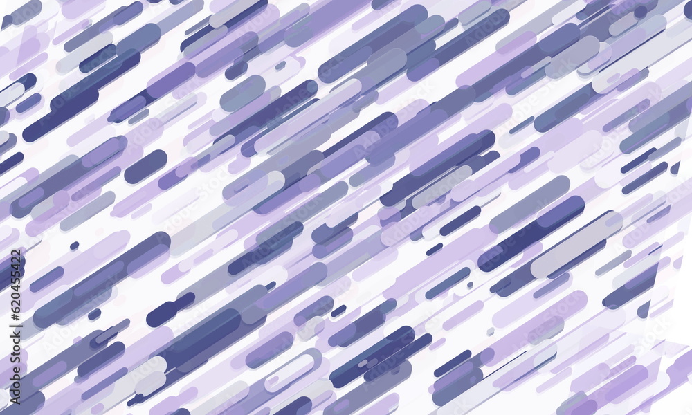 Poster modern simple texture graphic element, different shades of lilac rounded rectangles that are arrange