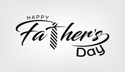 Fototapeta premium Father's Day poster or banner template. Greetings and presents for Father's Day in flat-lay styling. Promotion and shopping template for love dad