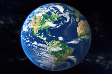 Obraz na płótnie Canvas Earth from space