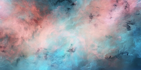 abstract pastel pale blue pink galaxy nebula background