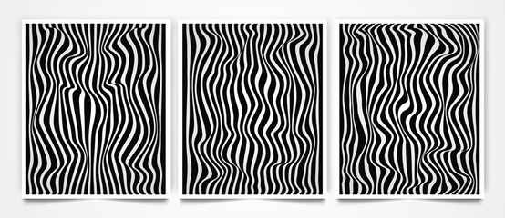 Vector illustration of modern wavy liquefy seamless pattern of abstract fluid lines in the style of wallpaper cover template.