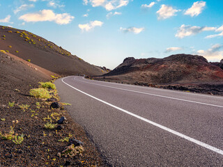 Road in Canary Island