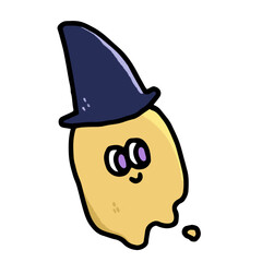 Halloween ghost doodle 