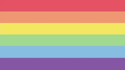 rainbow flag lgbtq animation
