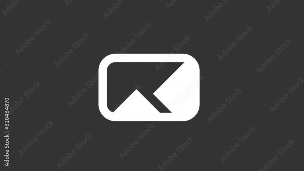 Poster animated image file white solid icon. add and remove photo from video. production tool. looped hd fo