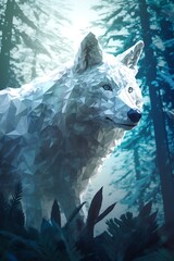 white wolf- Generative AI	
